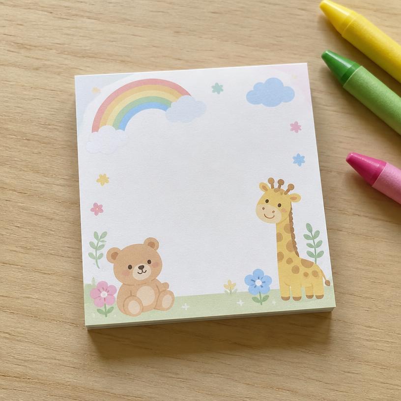 Moldes de post-it tema Infantil